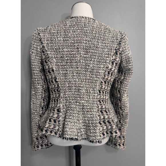 Women's Rebecca Taylor Mixed Tweed Blazer Jacket 4 - Picture 3 of 12